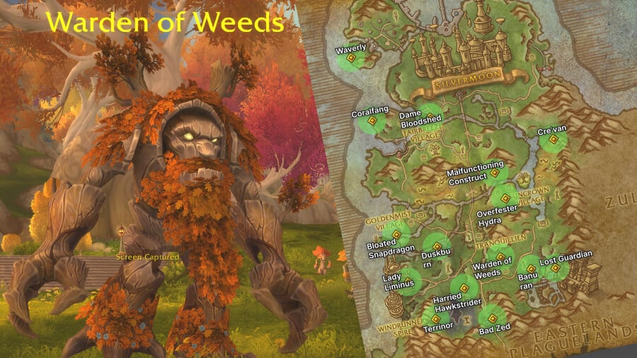 A Bloody Song: Eversong Woods Rares and Locations